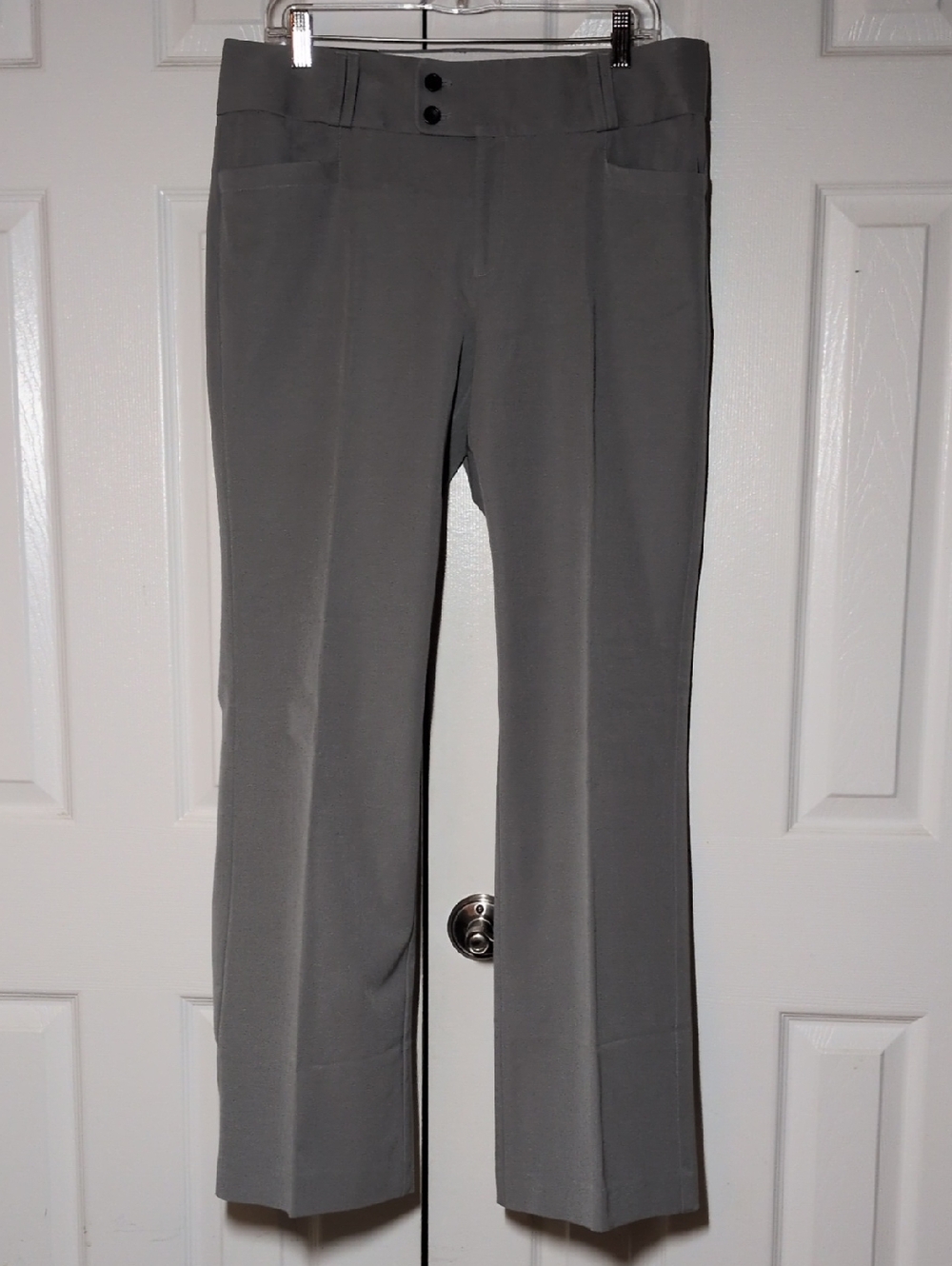 NWT Banana Republic women's Gray Martin Fit Straight Dress Pants 12R